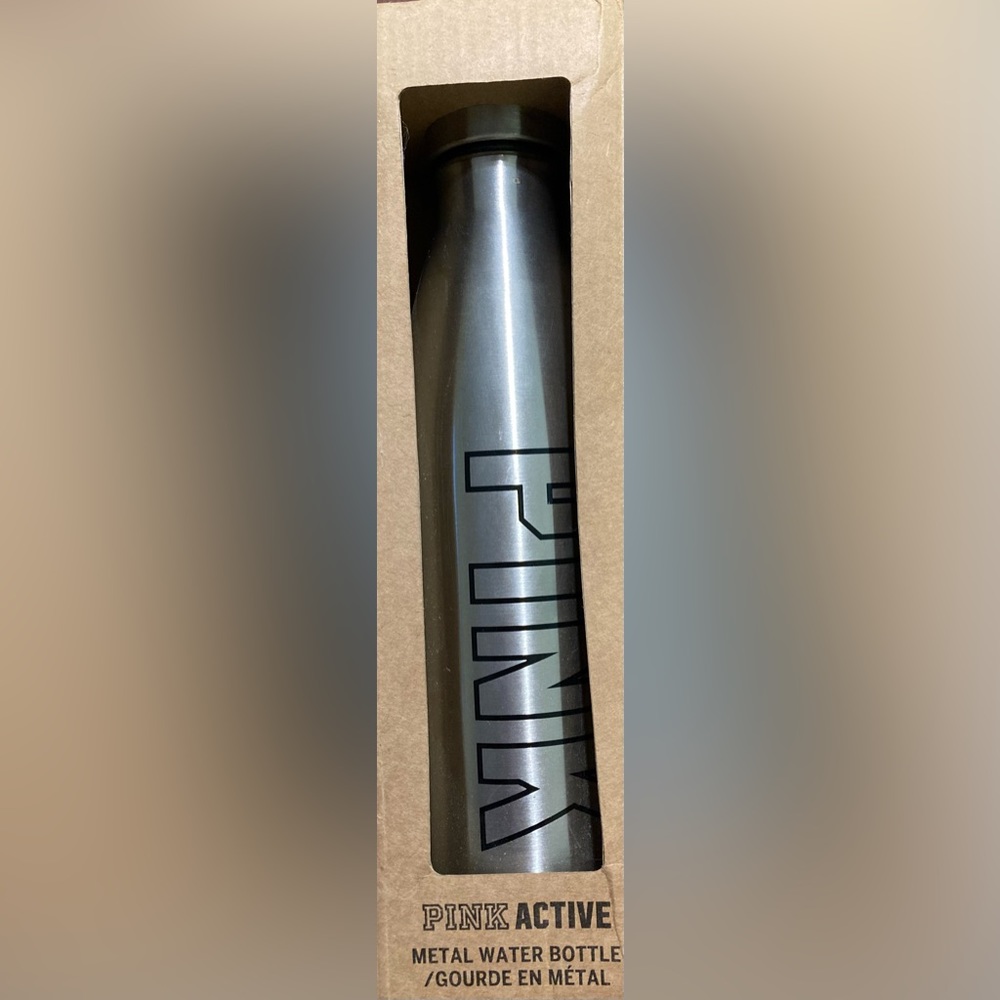 VS PINK metal water bottle